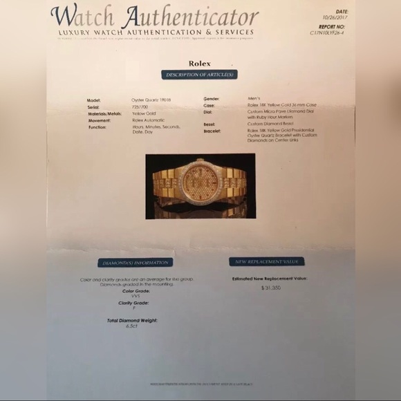 Rolex OysterQuartz DayDate President Ref. 19018 - Picture 7 of 7